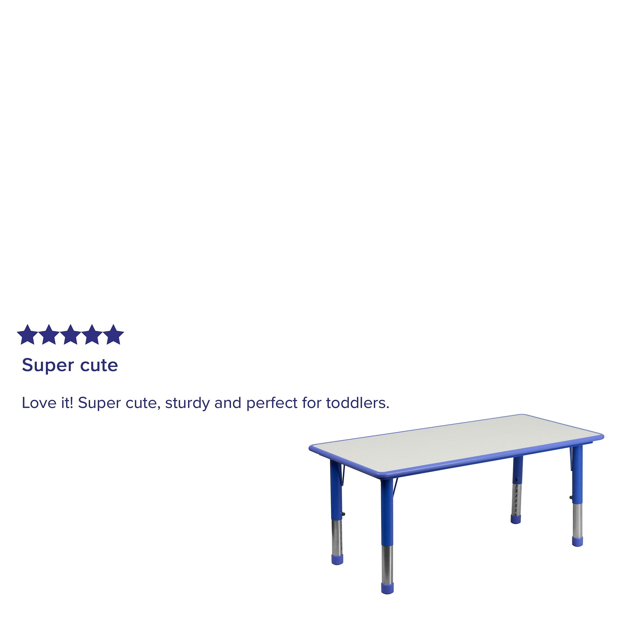 Flash Furniture Wren Rectangular Activity Table, 23.625