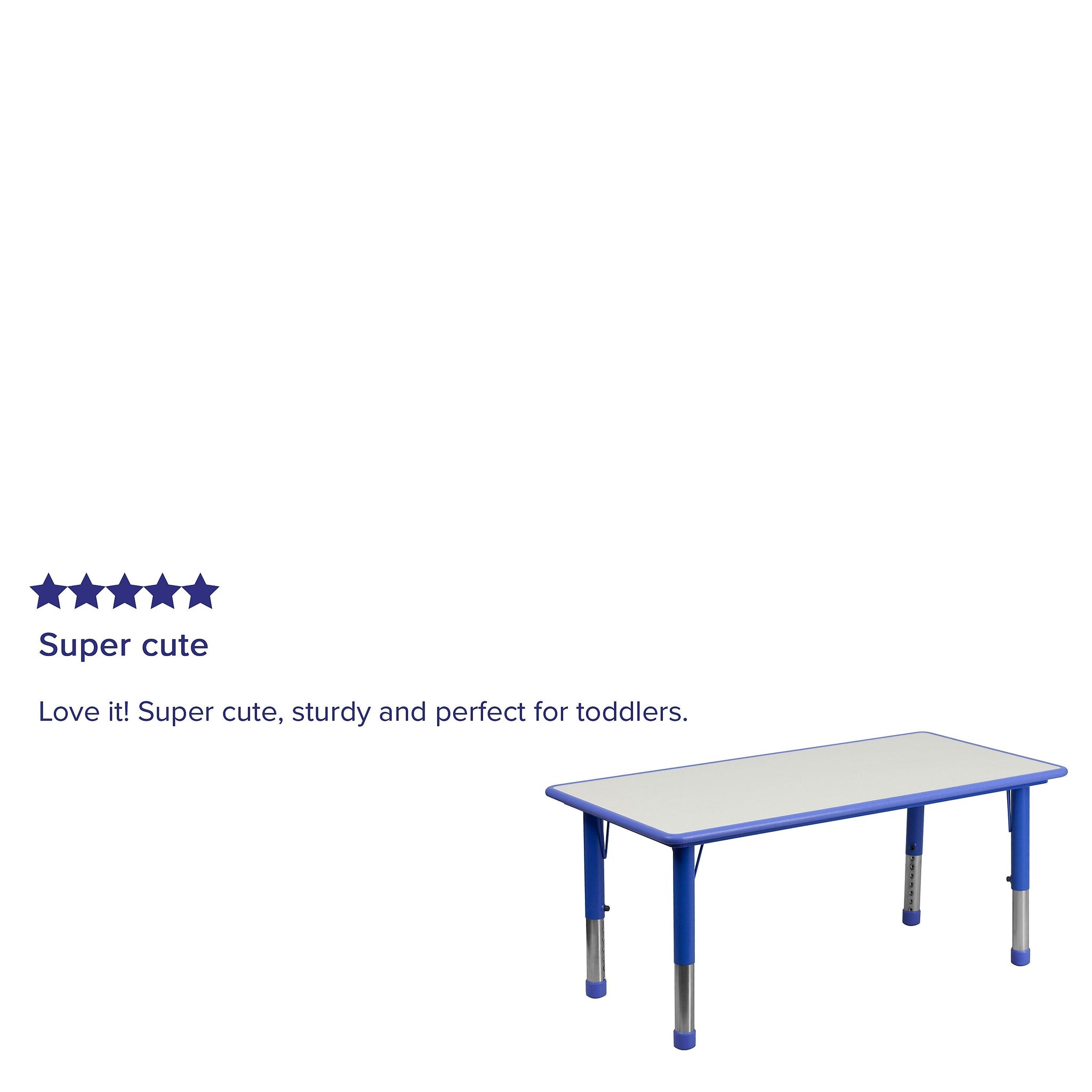 Flash Furniture Wren Rectangular Activity Table, 23.625