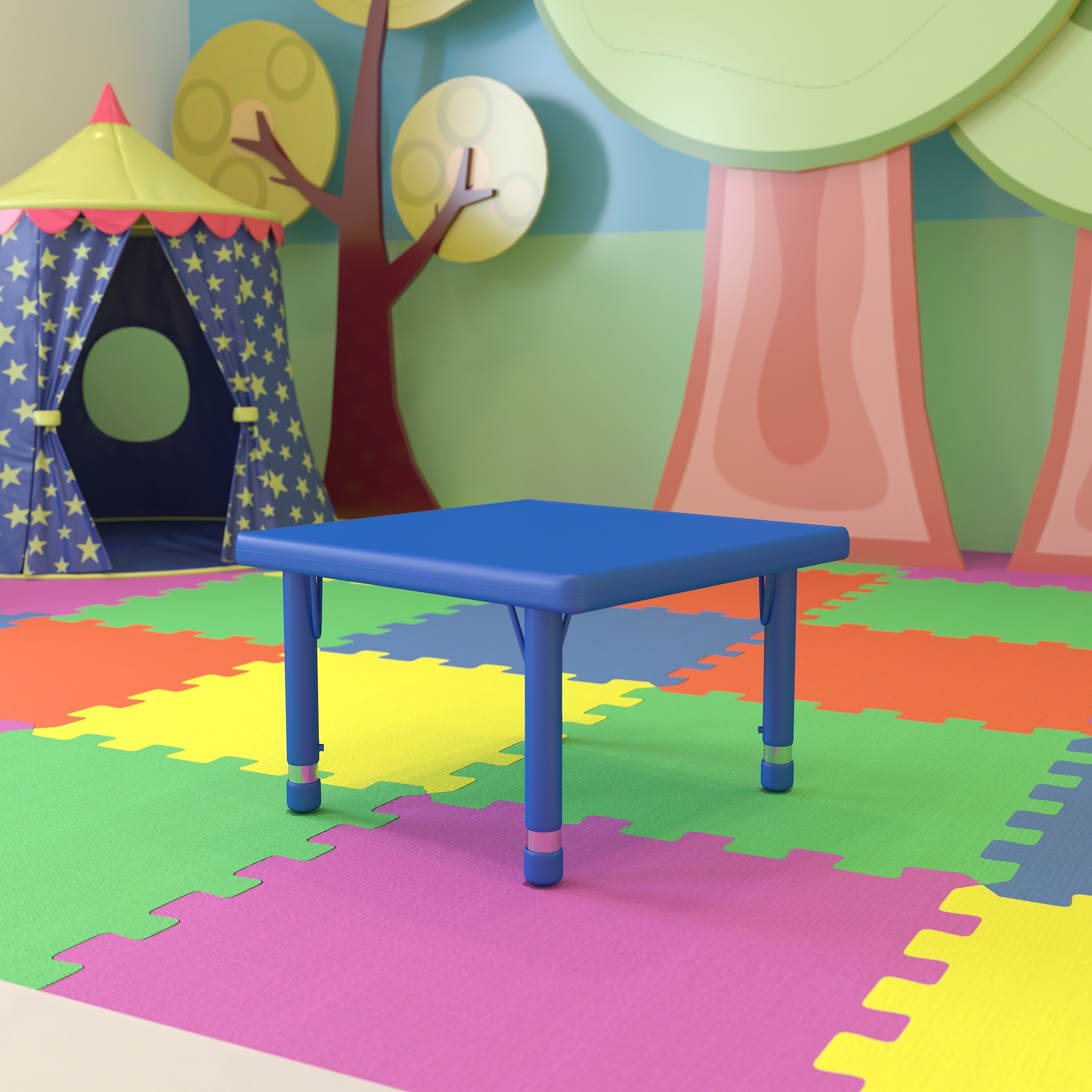 Flash Furniture Wren Square Activity Table, 24