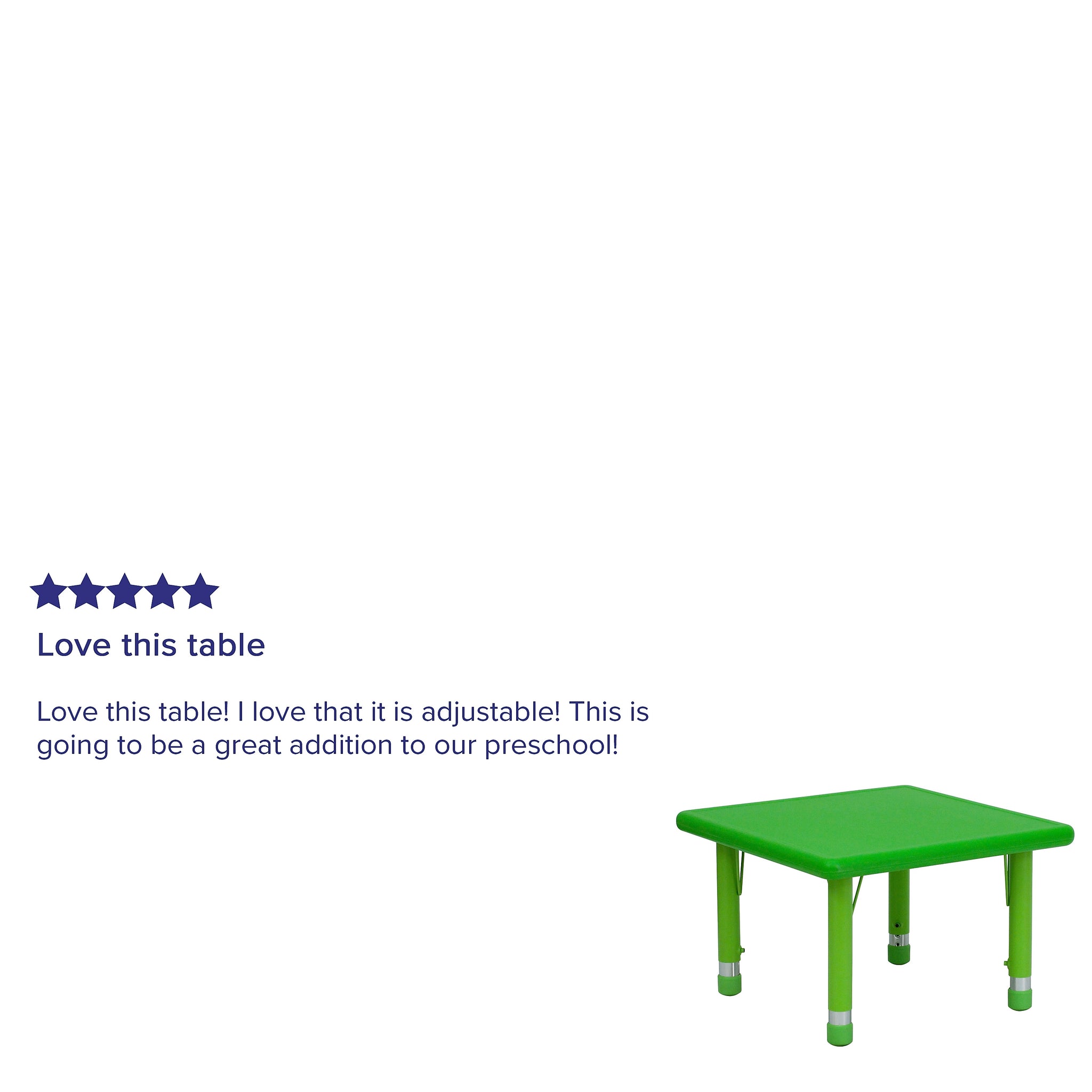 Flash Furniture Wren Square Activity Table, 24