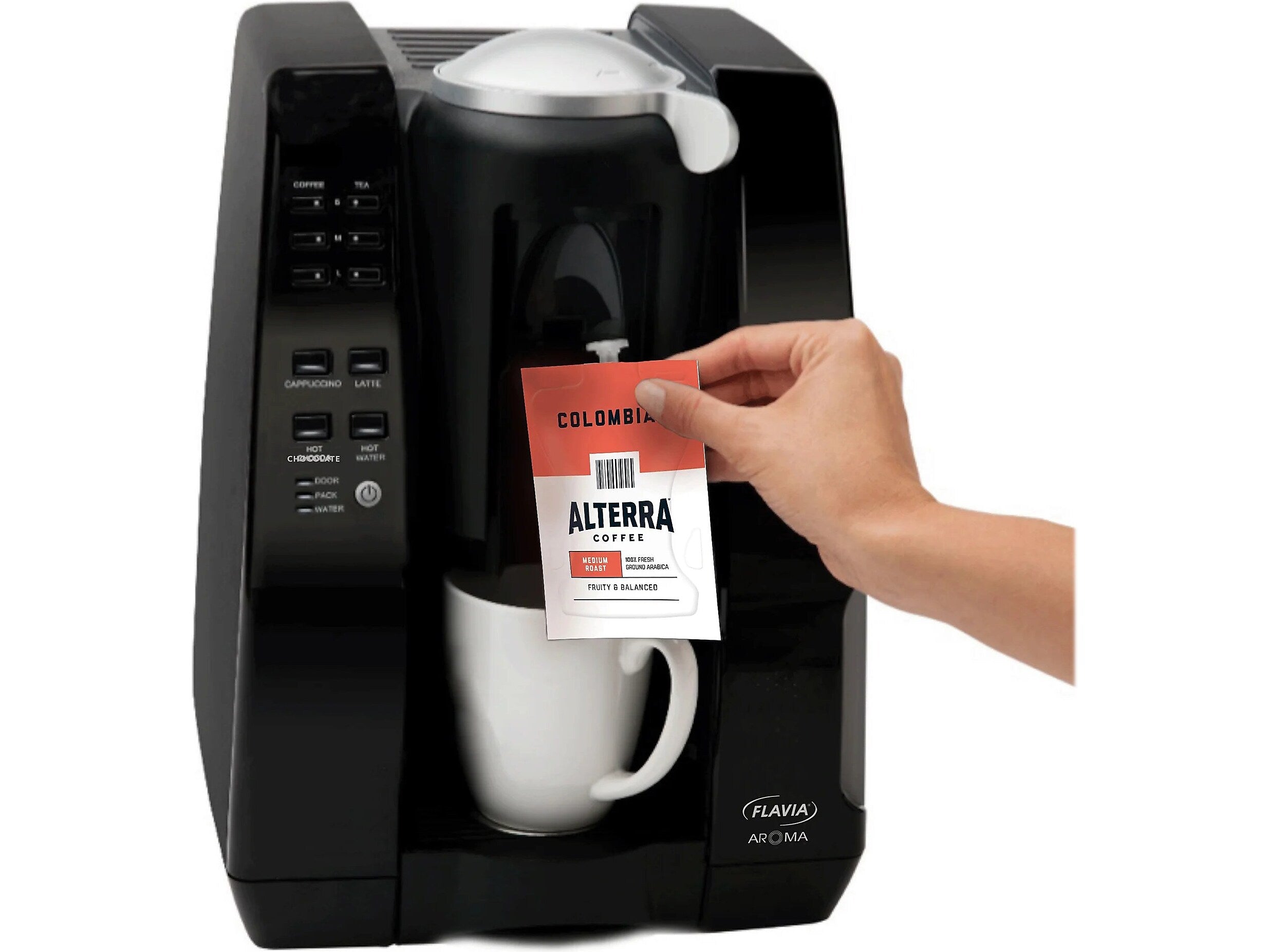 Flavia AROMA 10-Cup Commercial Automatic Coffee Maker, Black