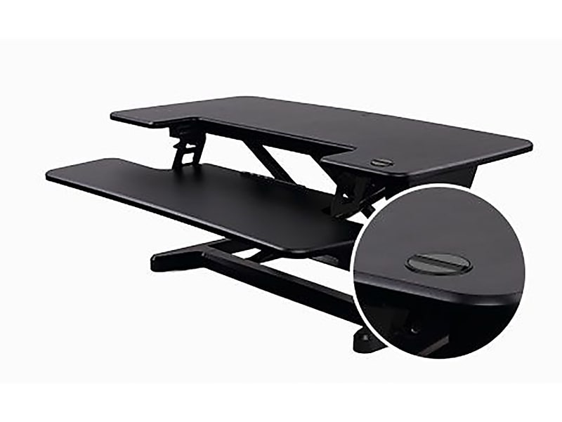 Flexispot 36"W Electric Standing Desk Converter, Black