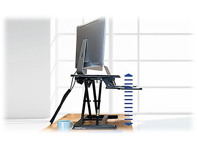 Flexispot 36"W Electric Standing Desk Converter, Black