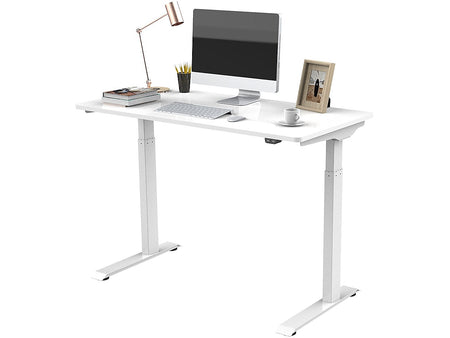 FlexiSpot 48"W Electric Adjustable Standing Desk, White