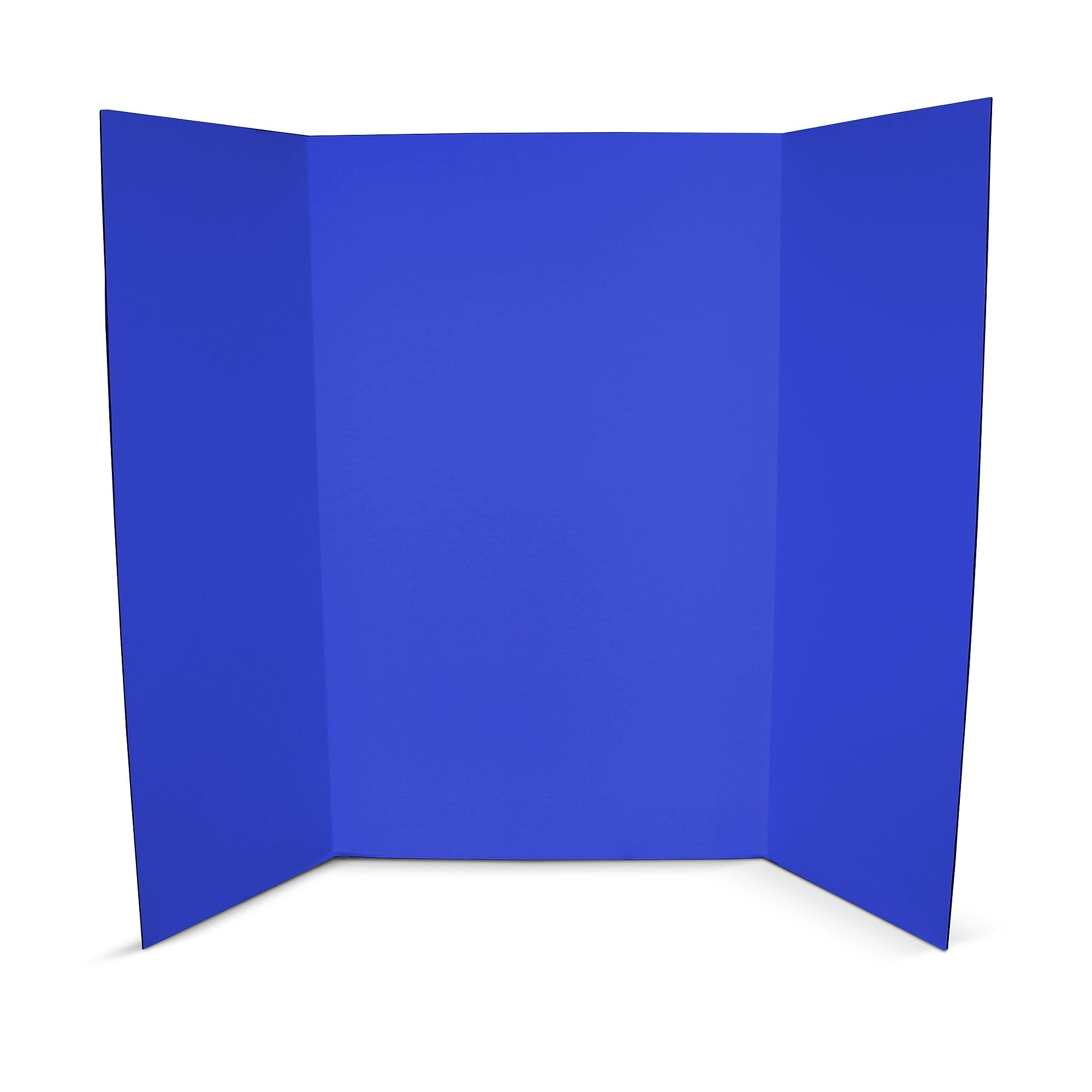 Flipside Corrugated Presentation Board, 3' x 4', Blue, 24/Pack