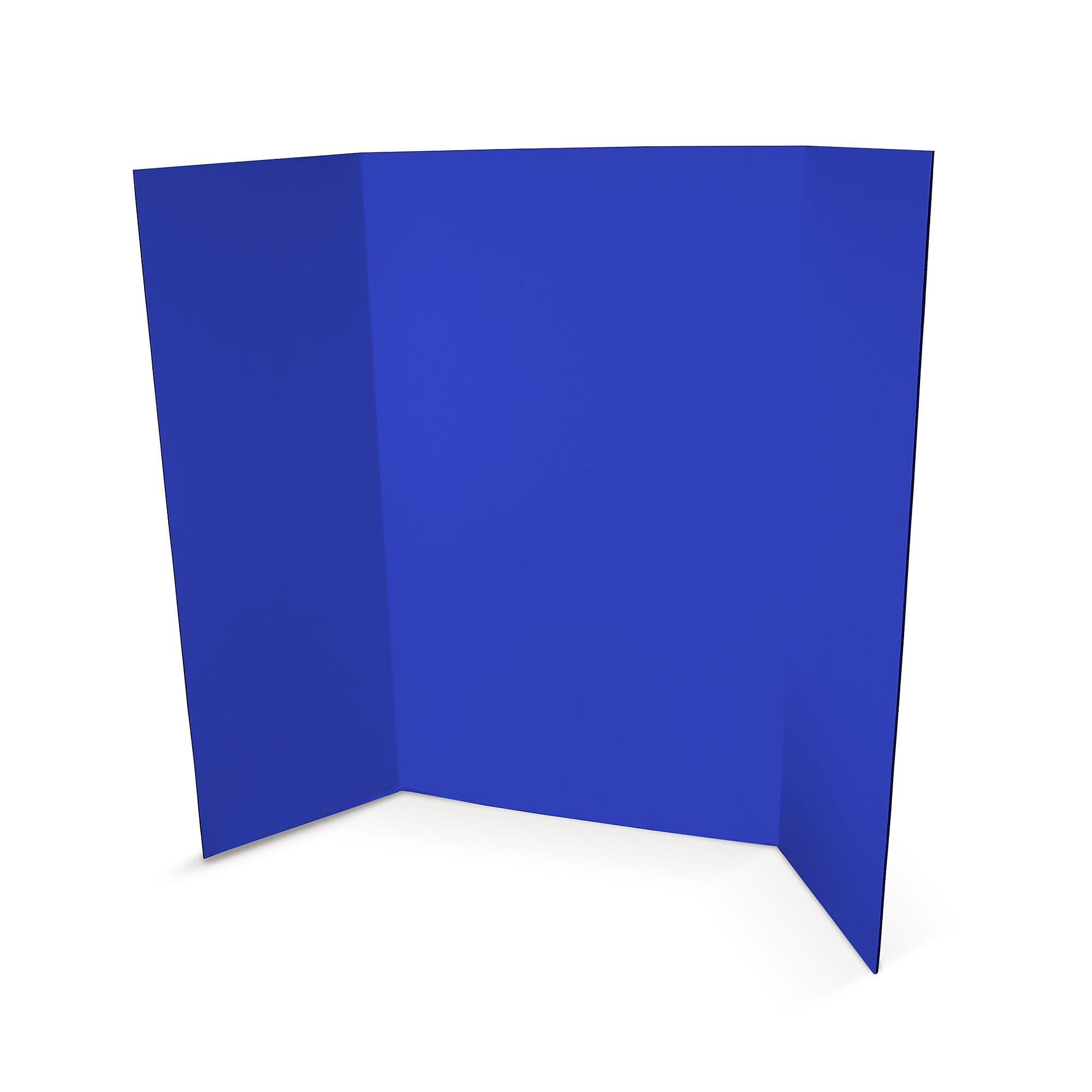 Flipside Corrugated Presentation Board, 3' x 4', Blue, 24/Pack