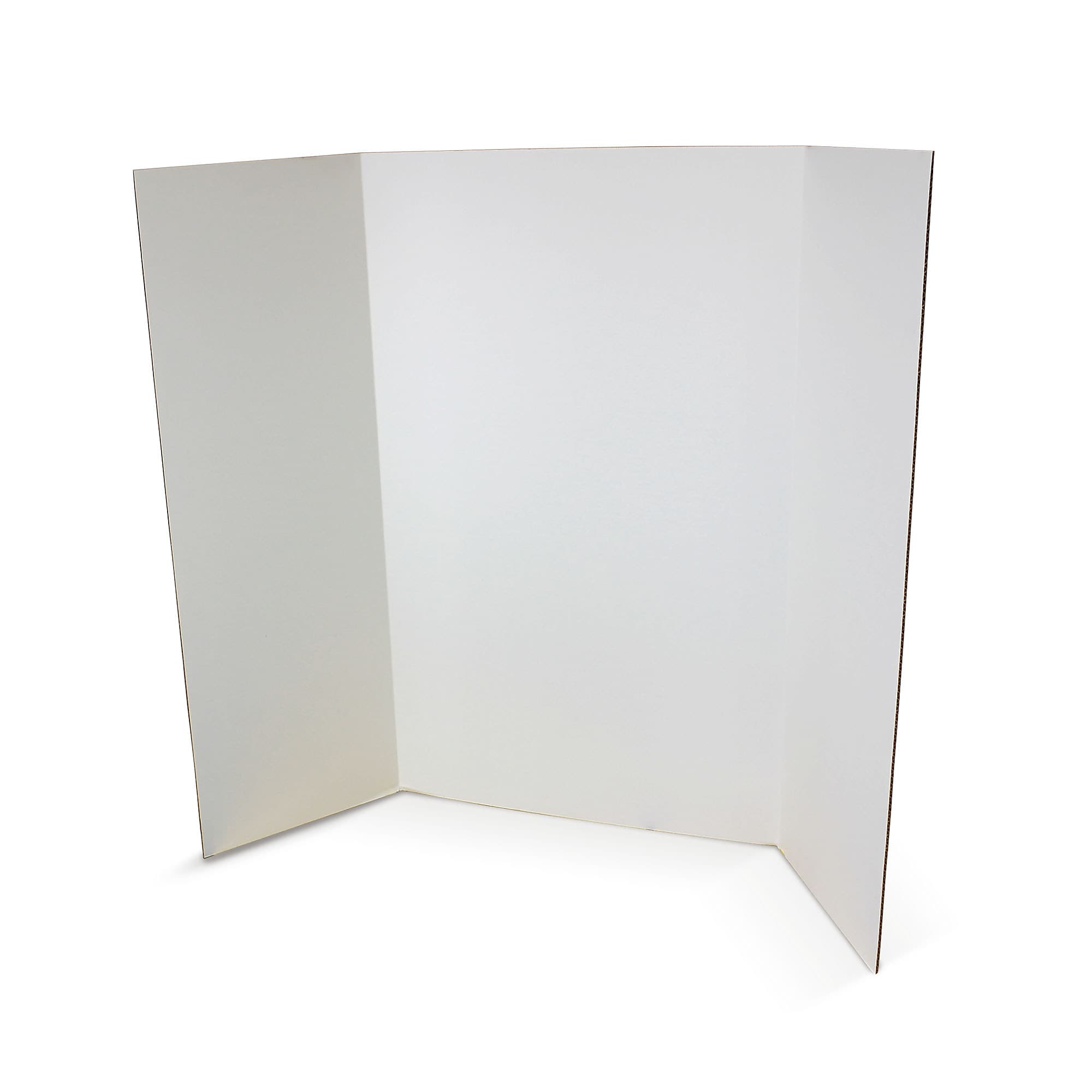 Flipside Corrugated Presentation Board, 3' x 4', White, 24/Pack