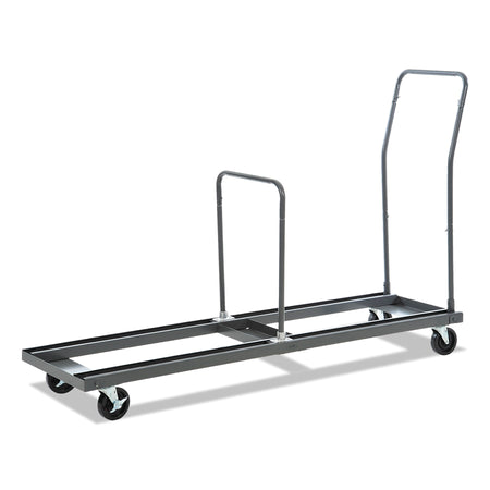 Folding Table Cart, 20-1/2w x 72d, Charcoal