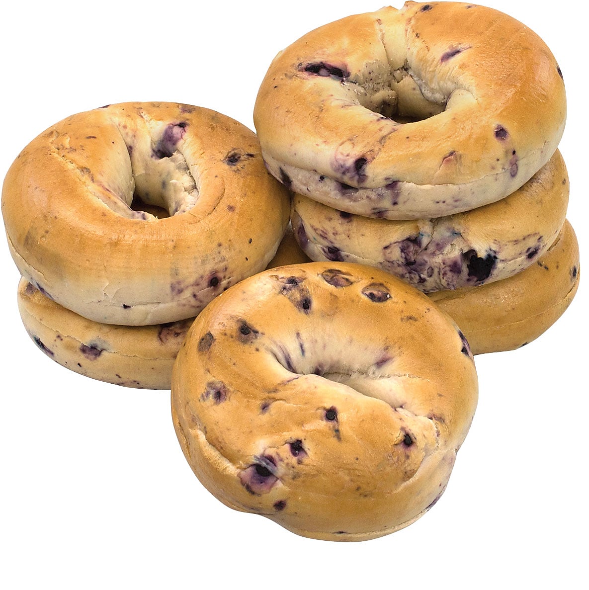 Fresh Blueberry Bagels, 6/Pack