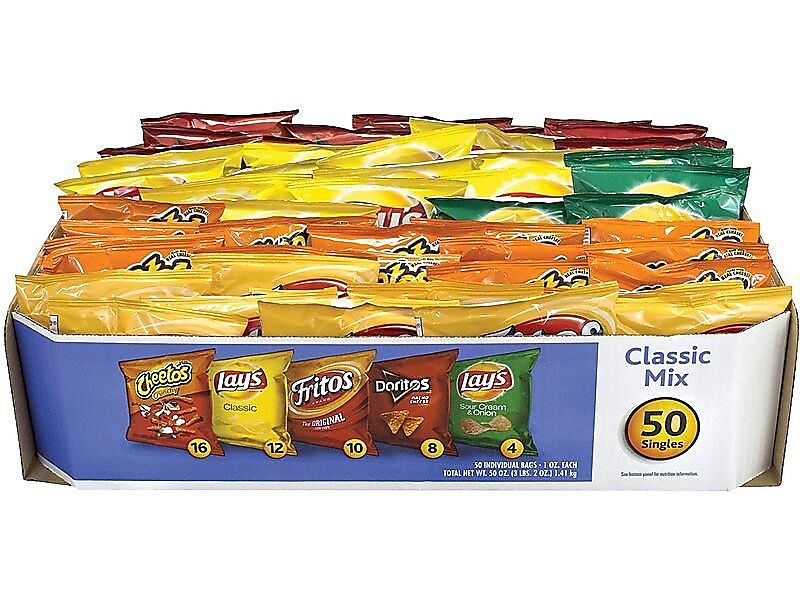 Frito Lay Variety Corn Chips, 1 oz., 50 Bags/Pack