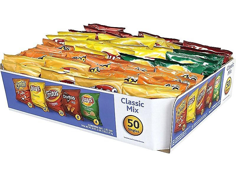 Frito Lay Variety Corn Chips, 1 oz., 50 Bags/Pack