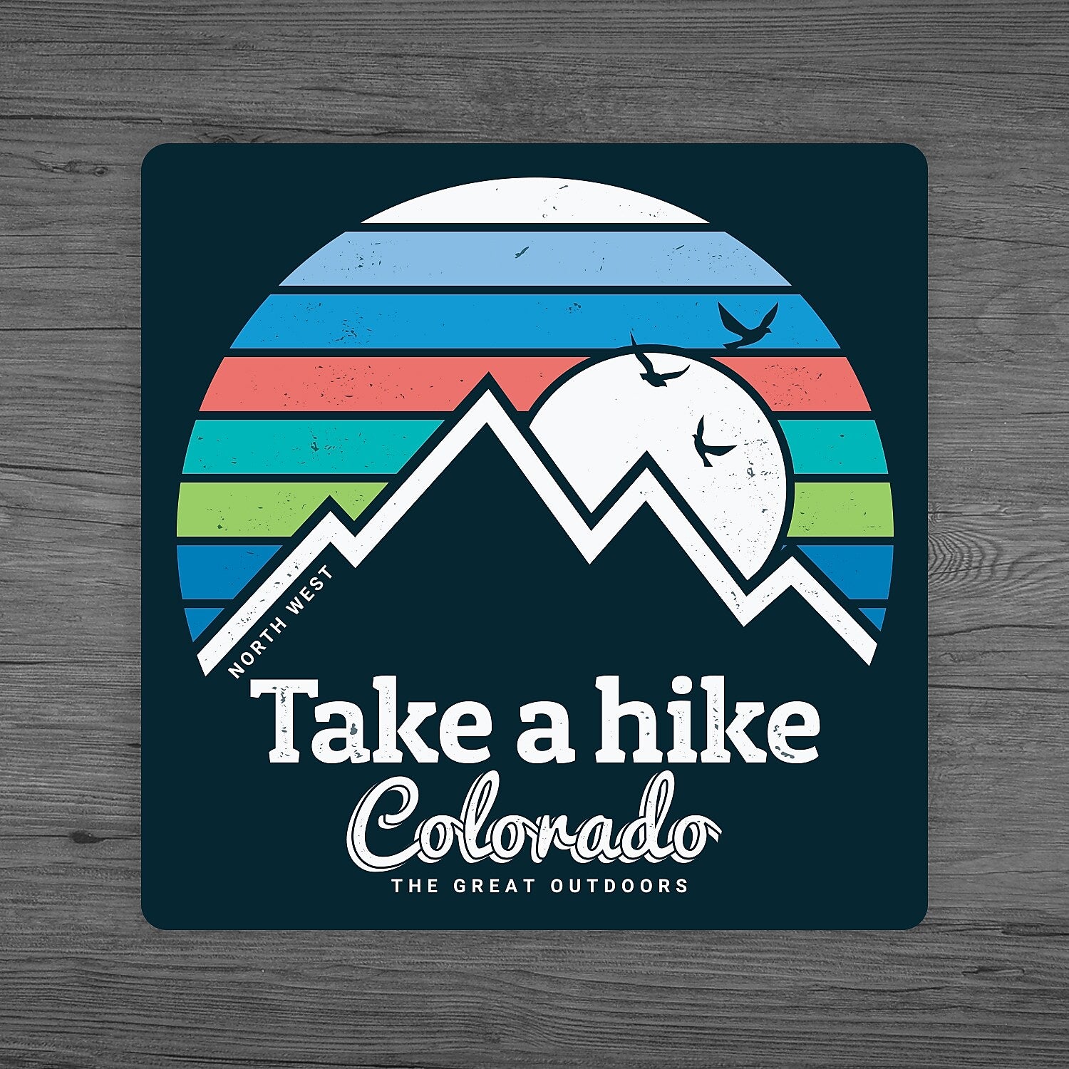 Full Color Advertising Label, Square, 3