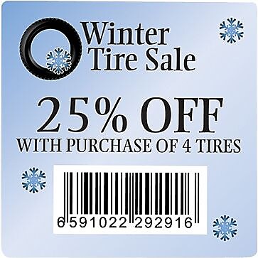 Full Color Advertising Label, Square, 3