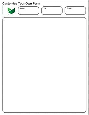Full Color Custom Form, 8-1/2