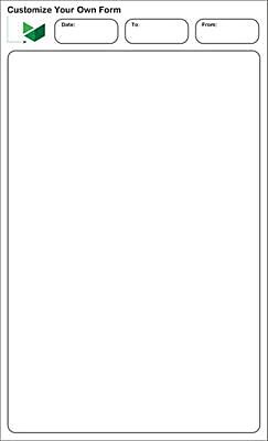 Full Color Custom Form, 8-1/2