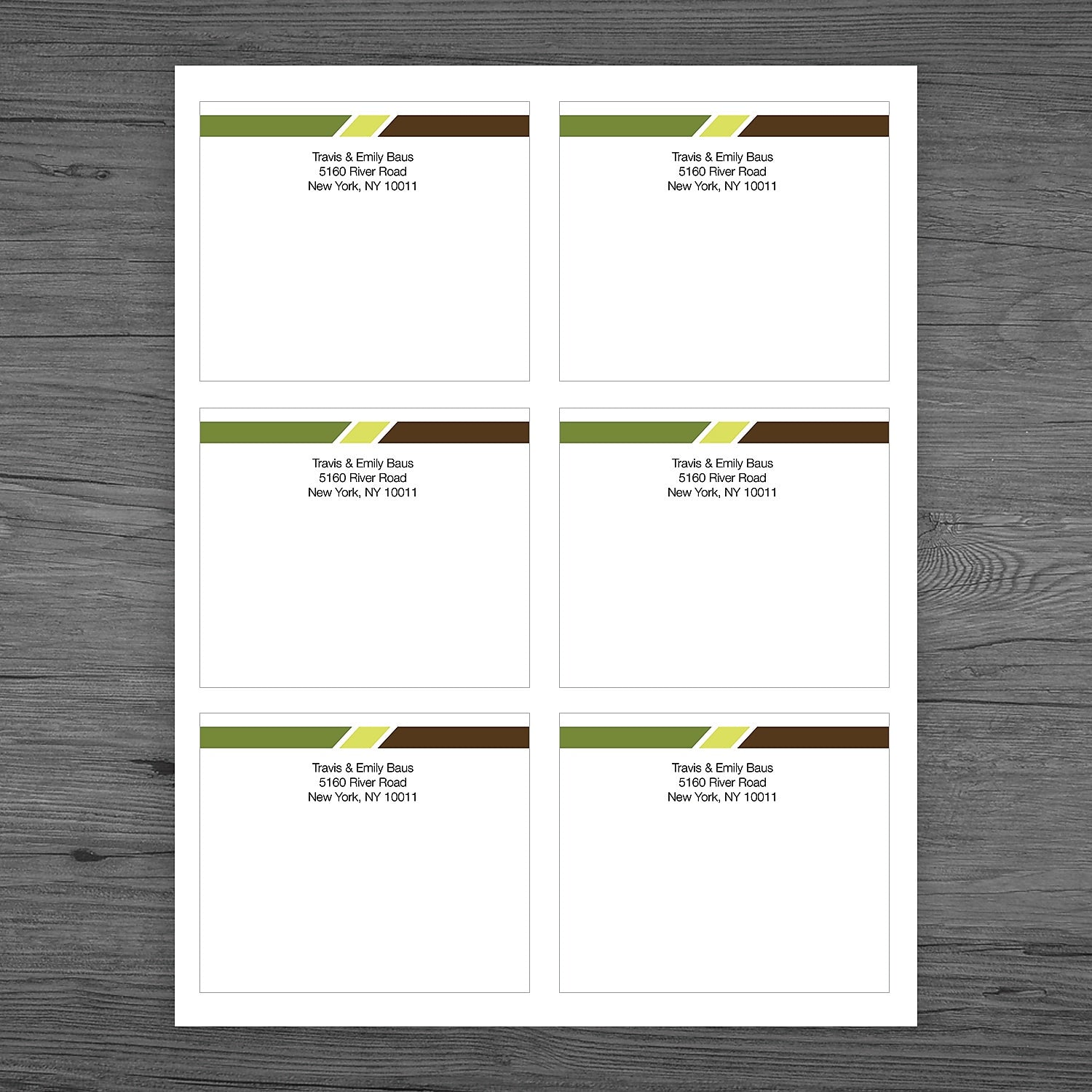 Full Color Mailing Sheet Label, 4