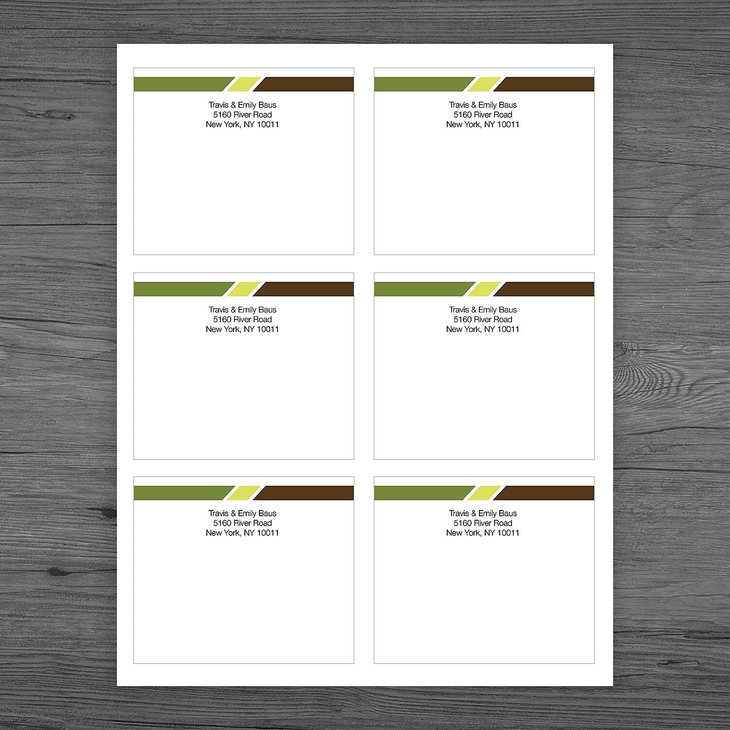 Full Color Mailing Sheet Label, 4