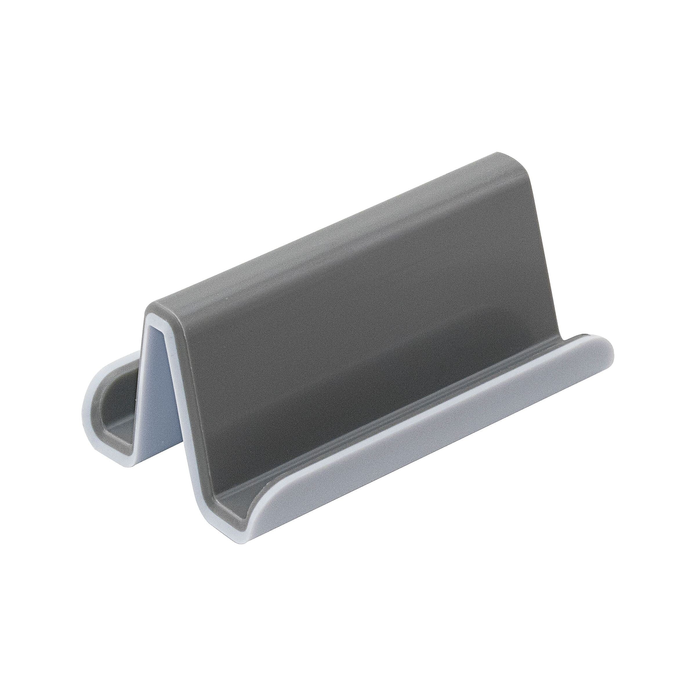 Fusion Business Card Holder, White and Gray