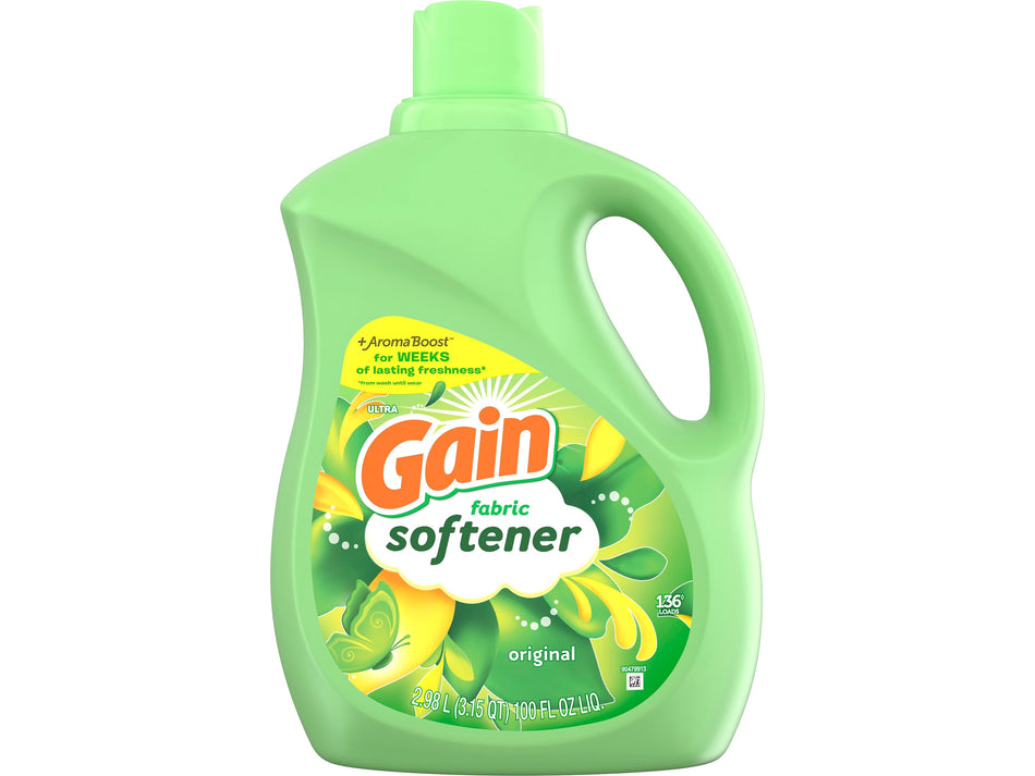 Gain Fabric Softener, Original, 136 Loads, 100 fl. oz.