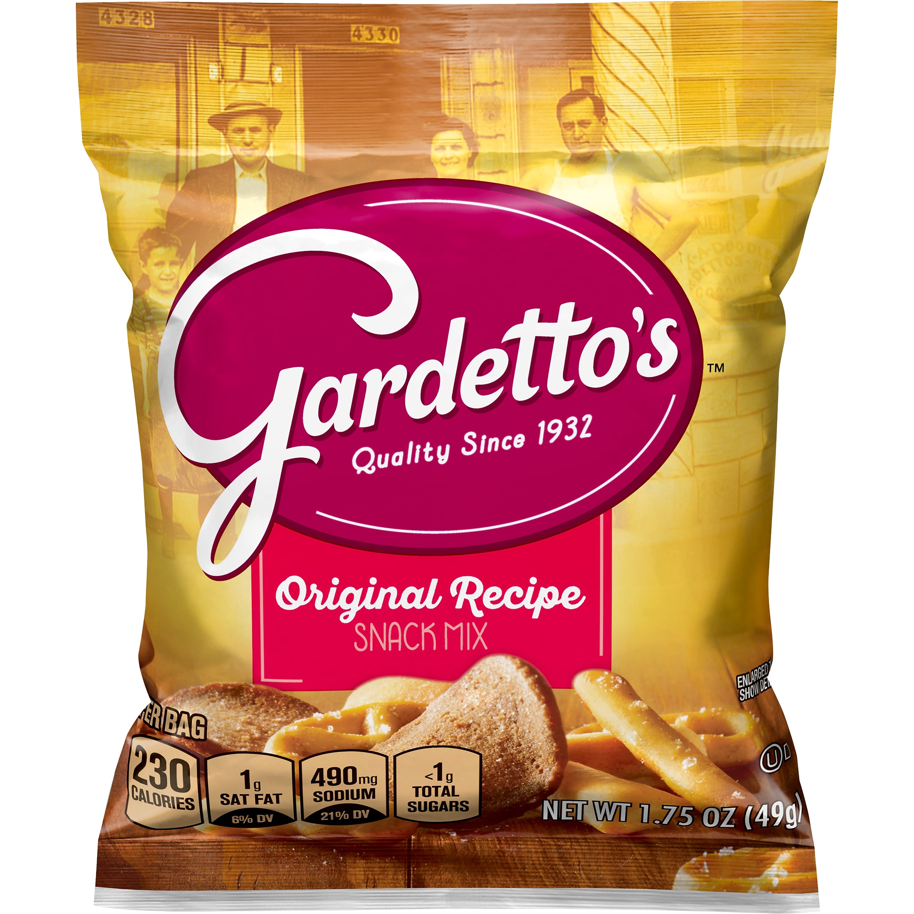 Gardetto's Original Recipe Snack Mixes, 1.75 Oz., 60/Carton