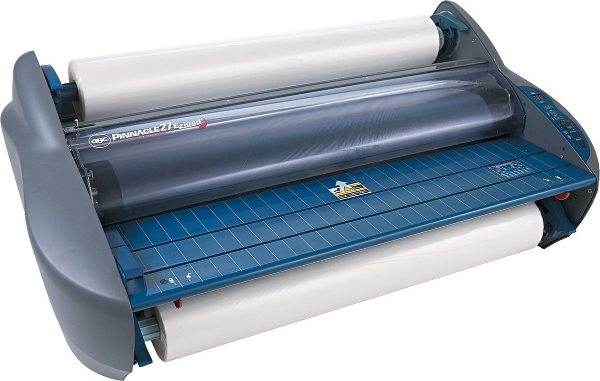 GBC HeatSeal Pinnacle EZLoad Thermal Laminator, 27" Width, Blue and Gray