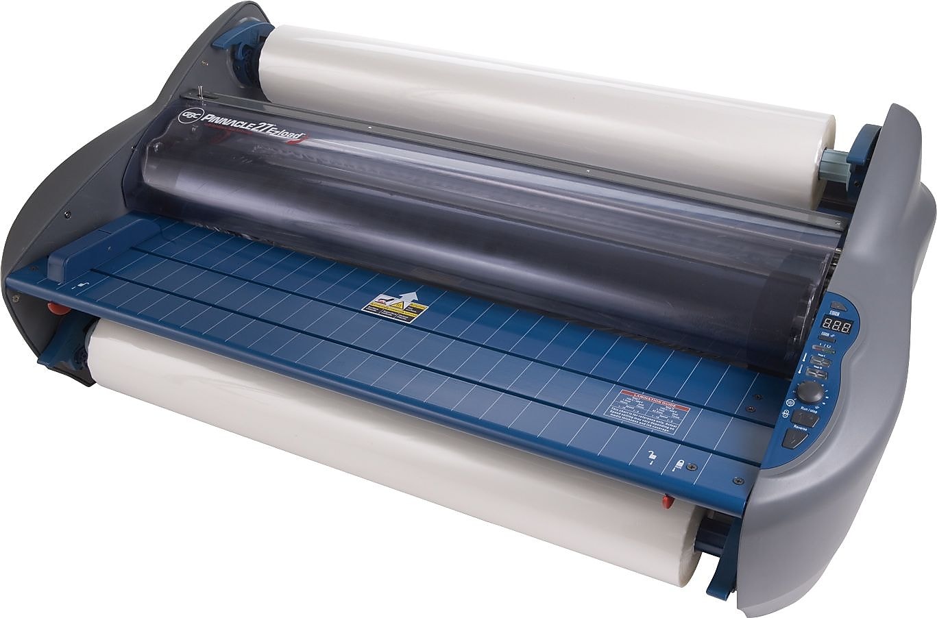 GBC HeatSeal Pinnacle EZLoad Thermal Laminator, 27" Width, Blue and Gray