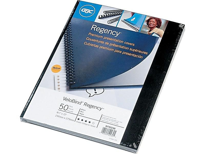 GBC Regency VeloBind Presentation Covers, 8.5