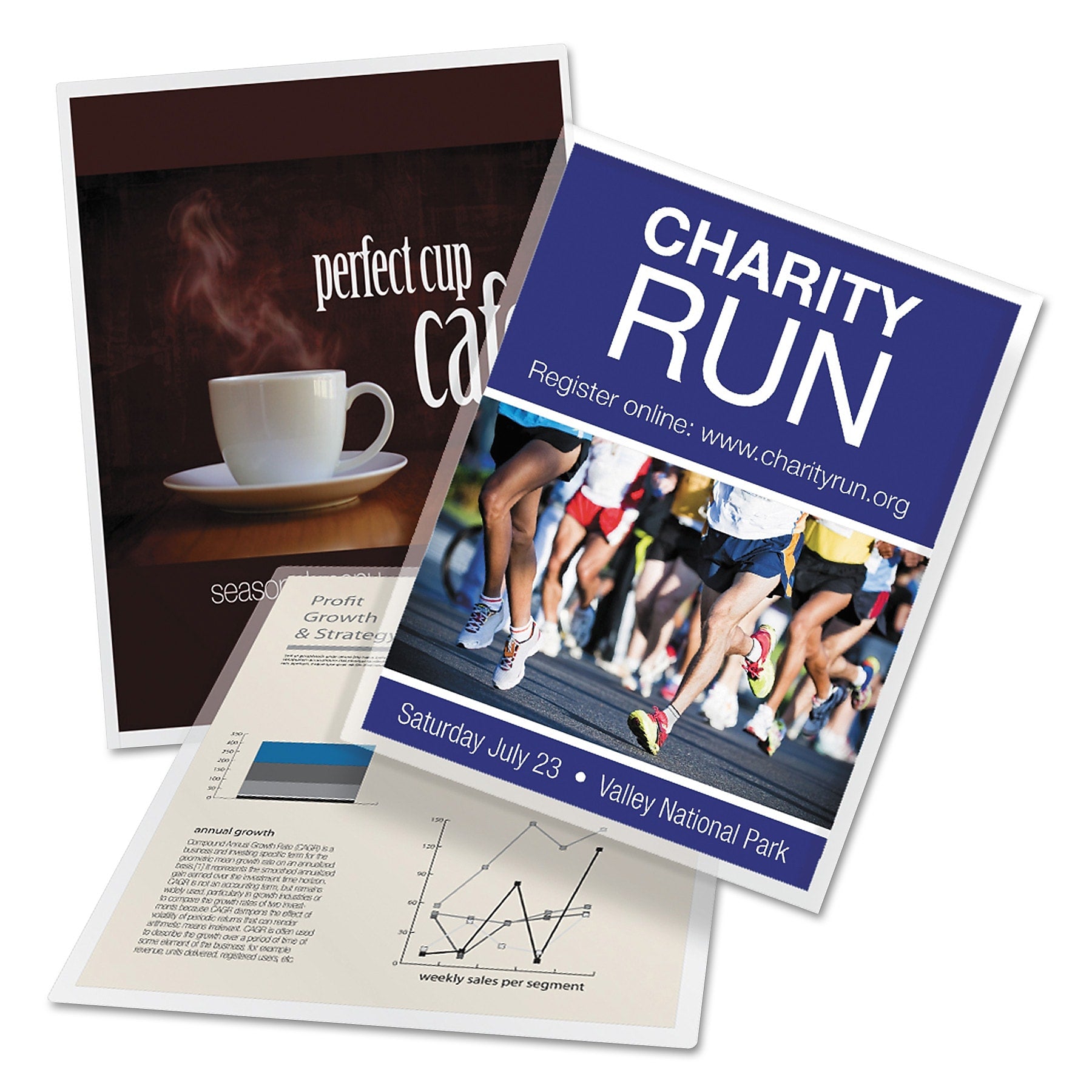 GBC UltraClear Thermal Laminating Pouches, 5 mil, 9