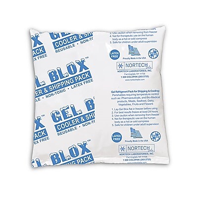 Gel Blox Cold Pack, 10 oz., 6" x 6", 24/Box