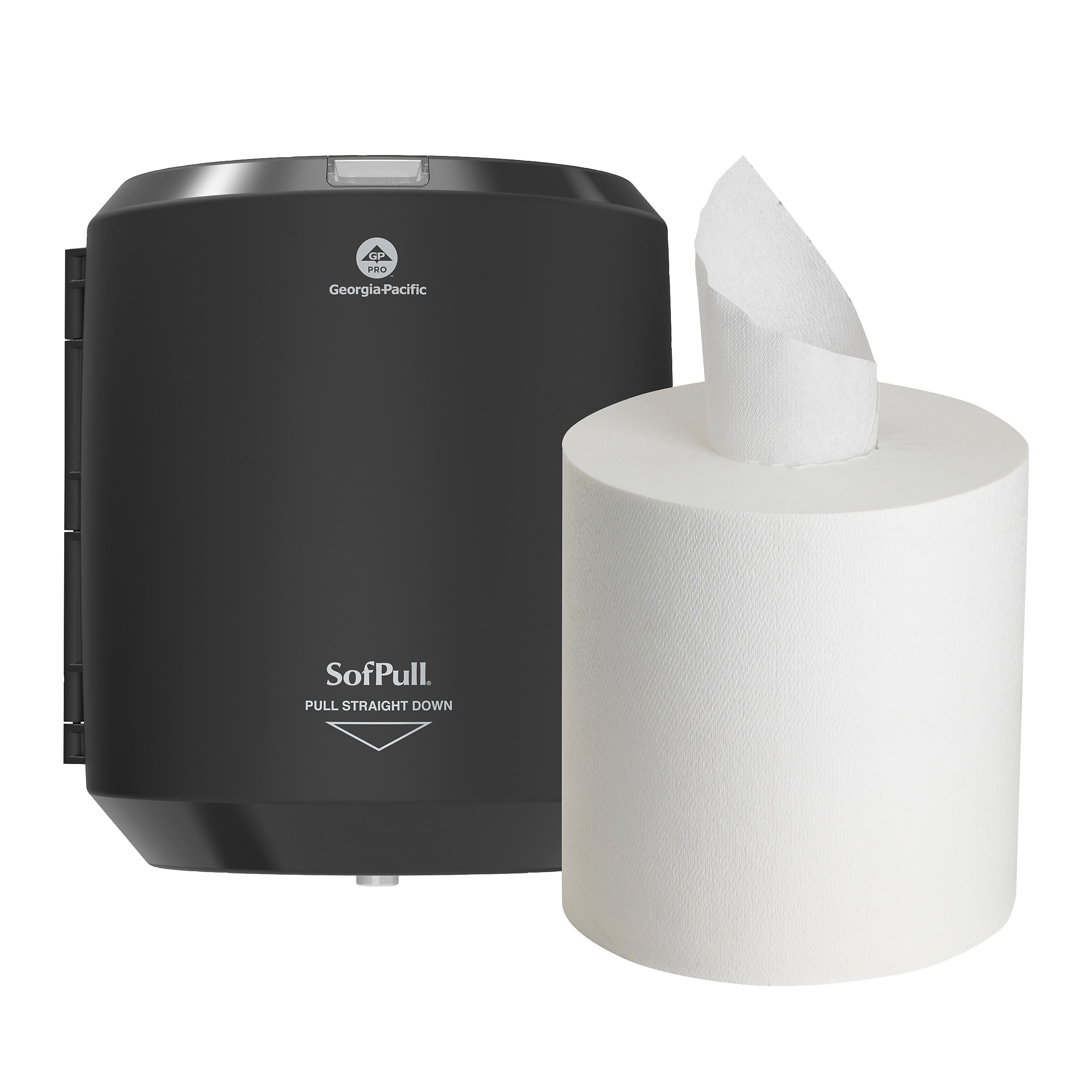 Georgia-Pacific SofPull Paper Towel Dispenser Kit, Black