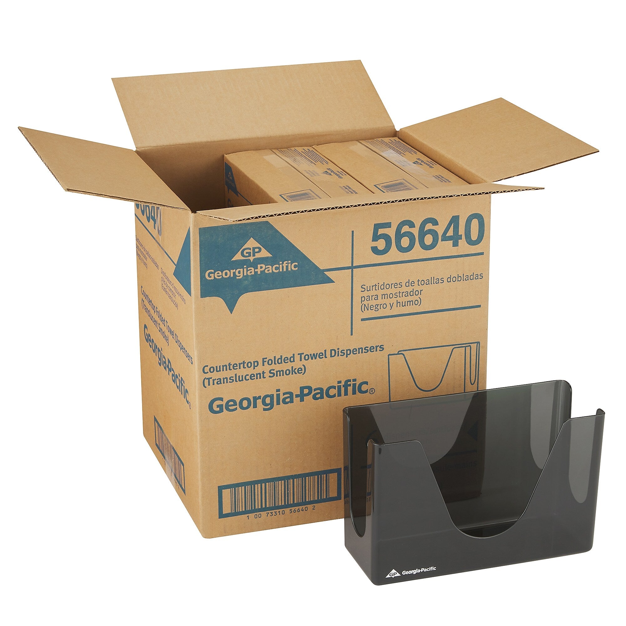 Georgia-Pacific Vista Folded Paper Towel Dispenser, Smoke