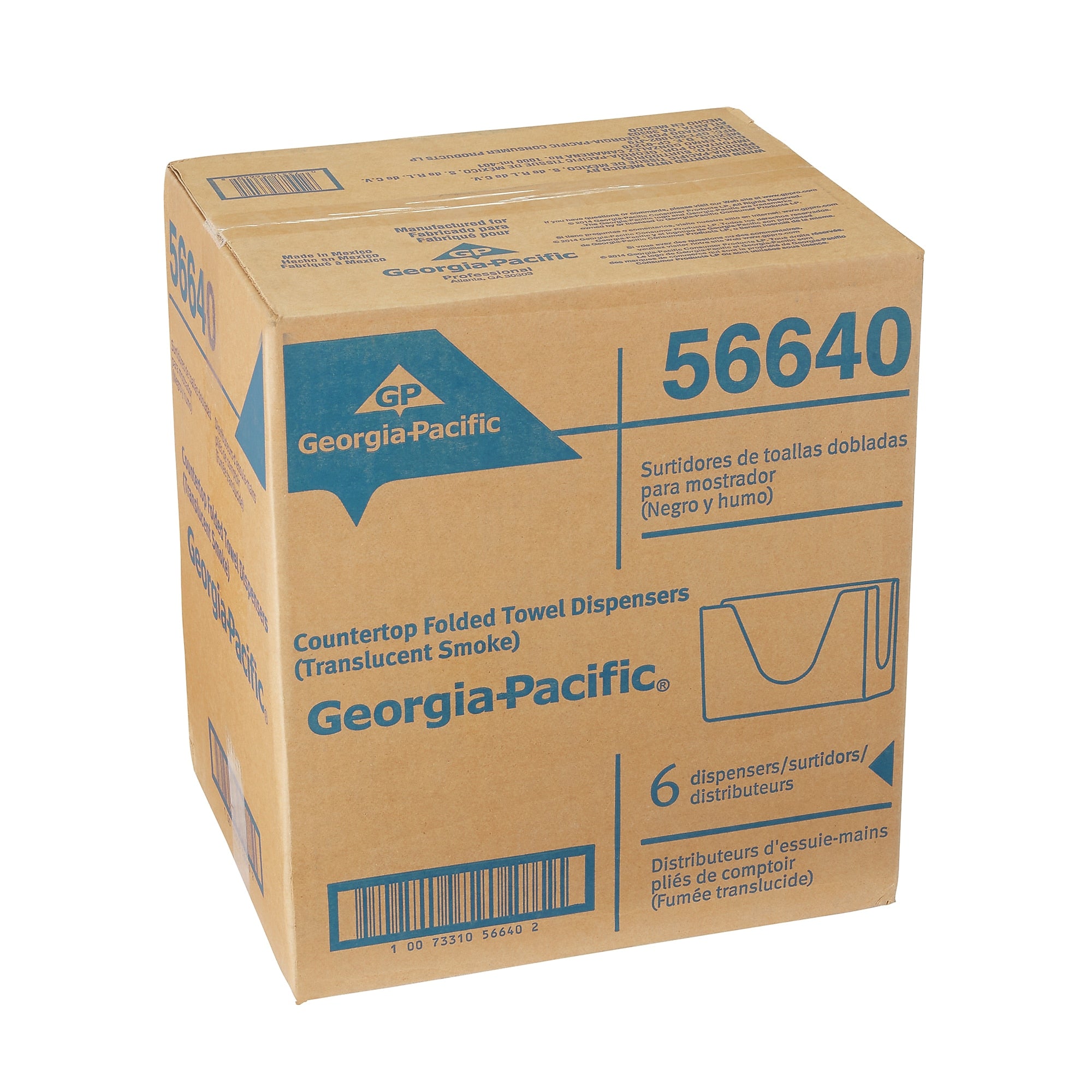 Georgia-Pacific Vista Folded Paper Towel Dispenser, Smoke