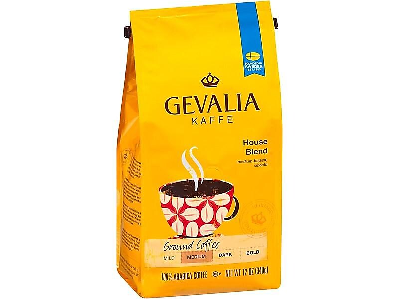 Gevalia House Blend Ground Coffee, Medium Roast