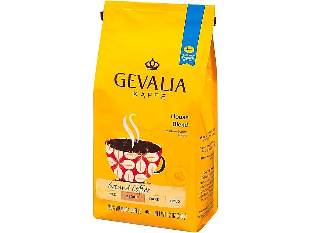 Gevalia House Blend Ground Coffee, Medium Roast