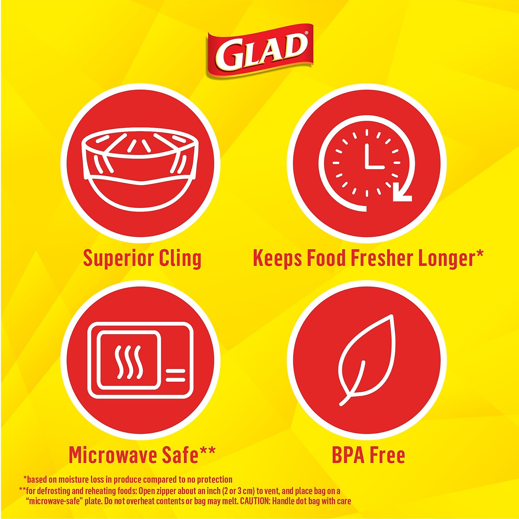 Glad ClingWrap Plastic Food Wrap, 200 Sq. Ft. Roll