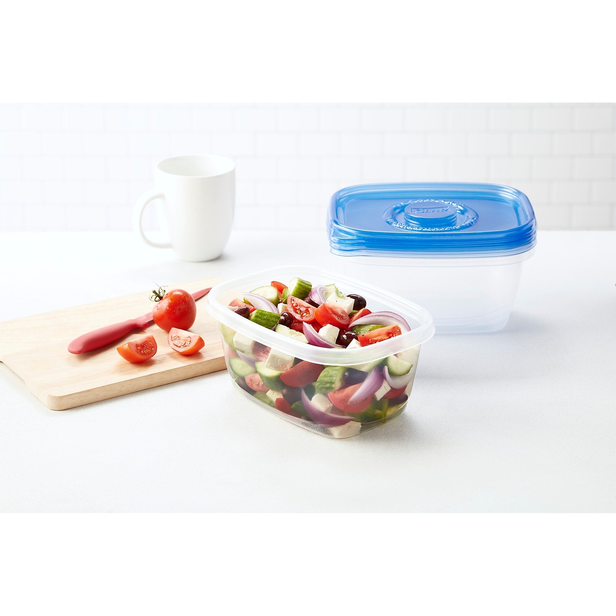 Glad® Deep Dish Containers, 64 Oz., 3/Pack