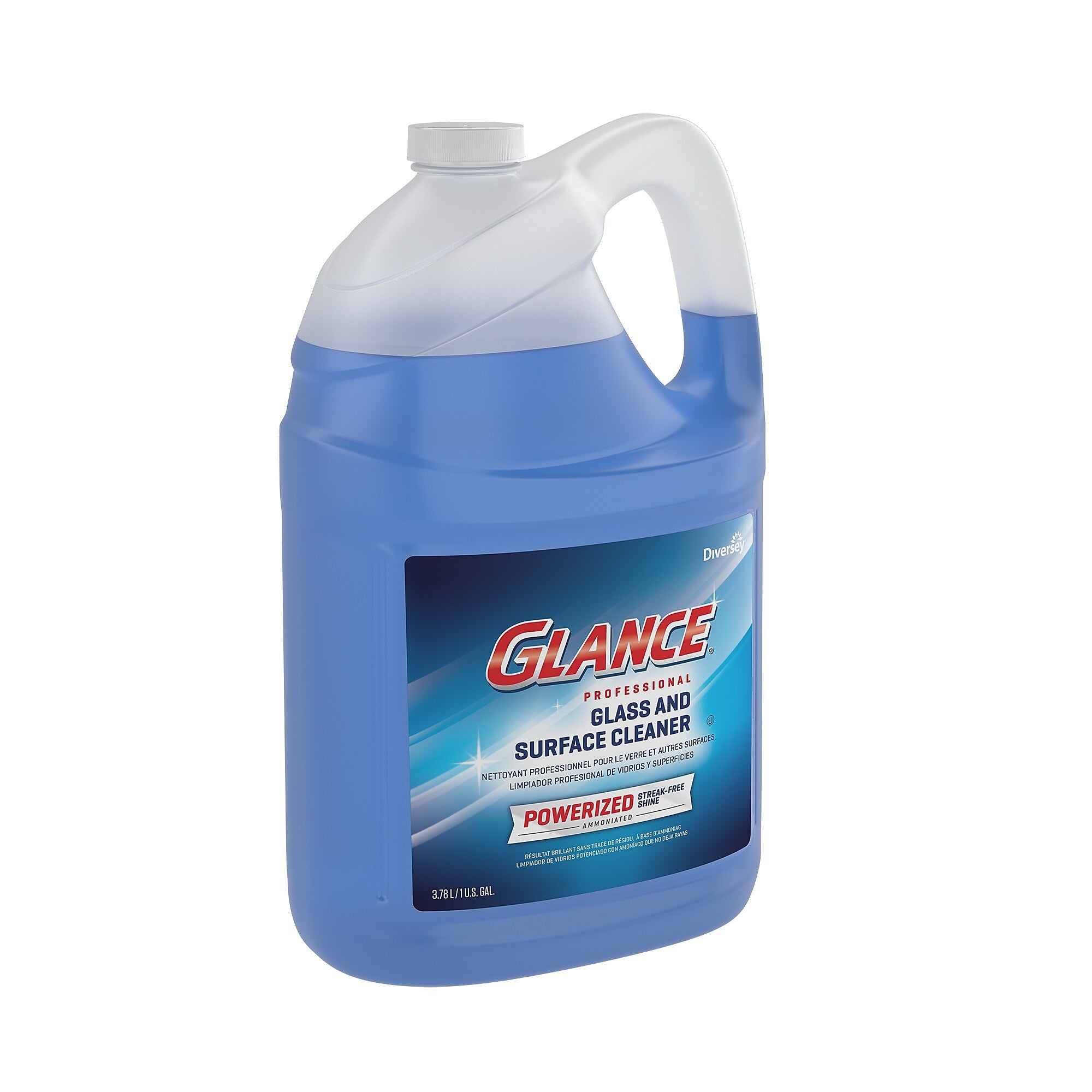 Glance Powerized Professional Glass & Surface Cleaner, 1 Gallon