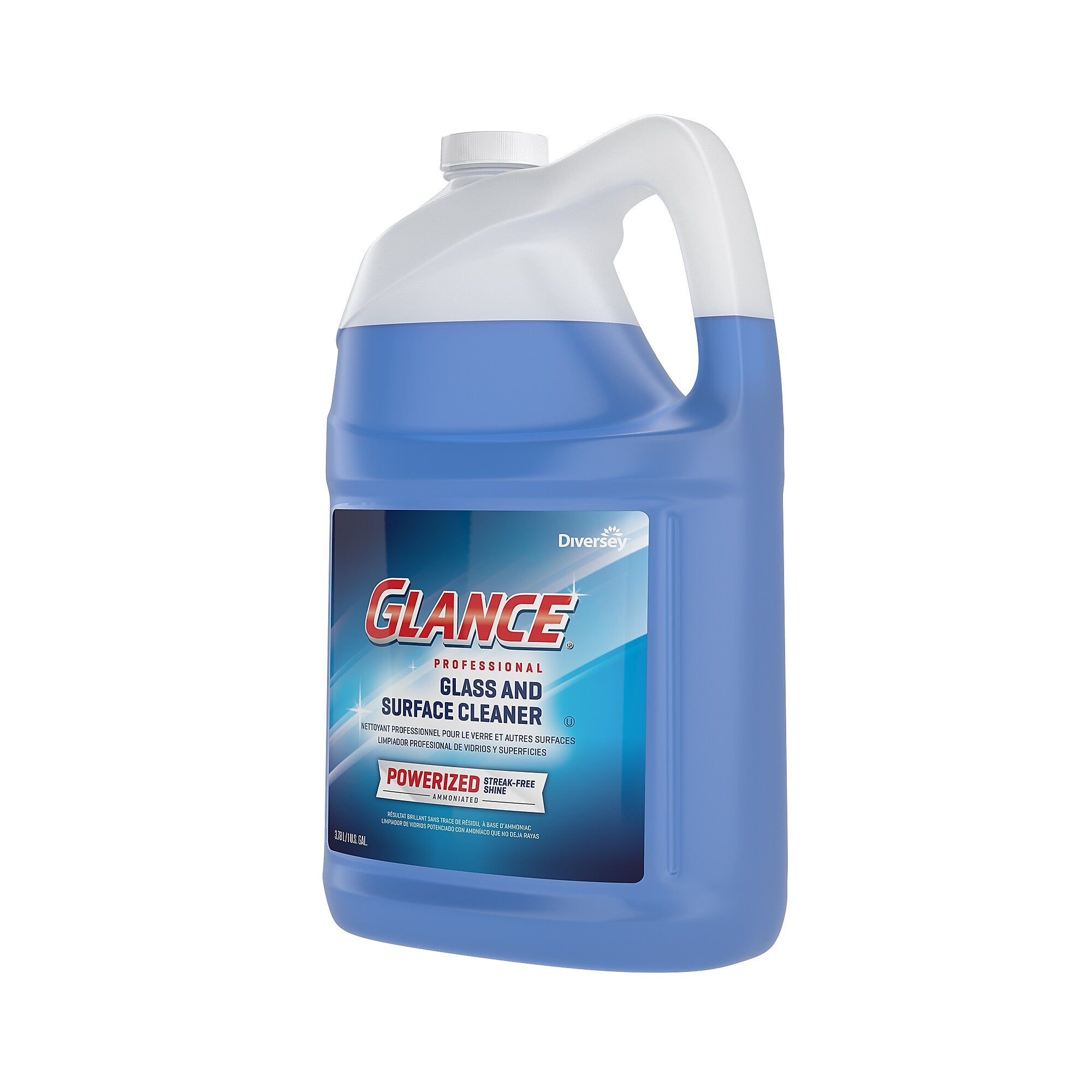 Glance Powerized Professional Glass & Surface Cleaner, 1 Gallon