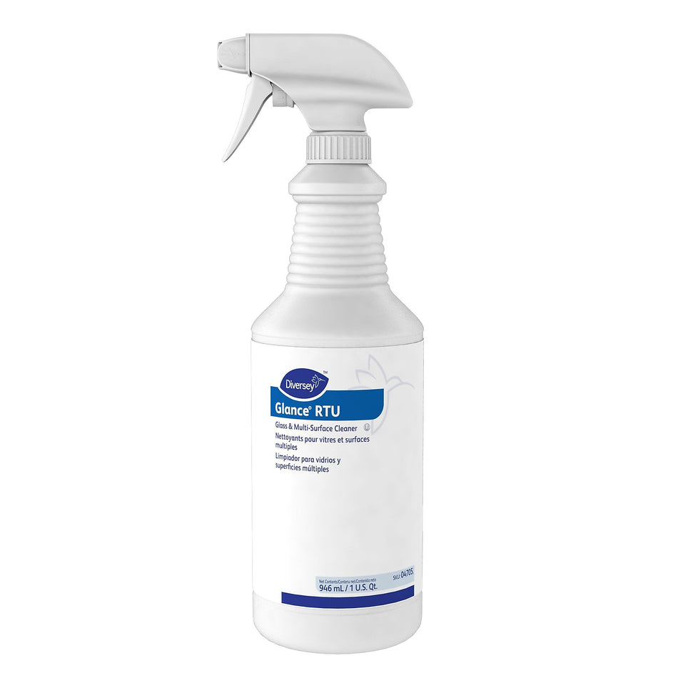 Glance Window & Glass Cleaner, Ammonia, 32 Oz.,