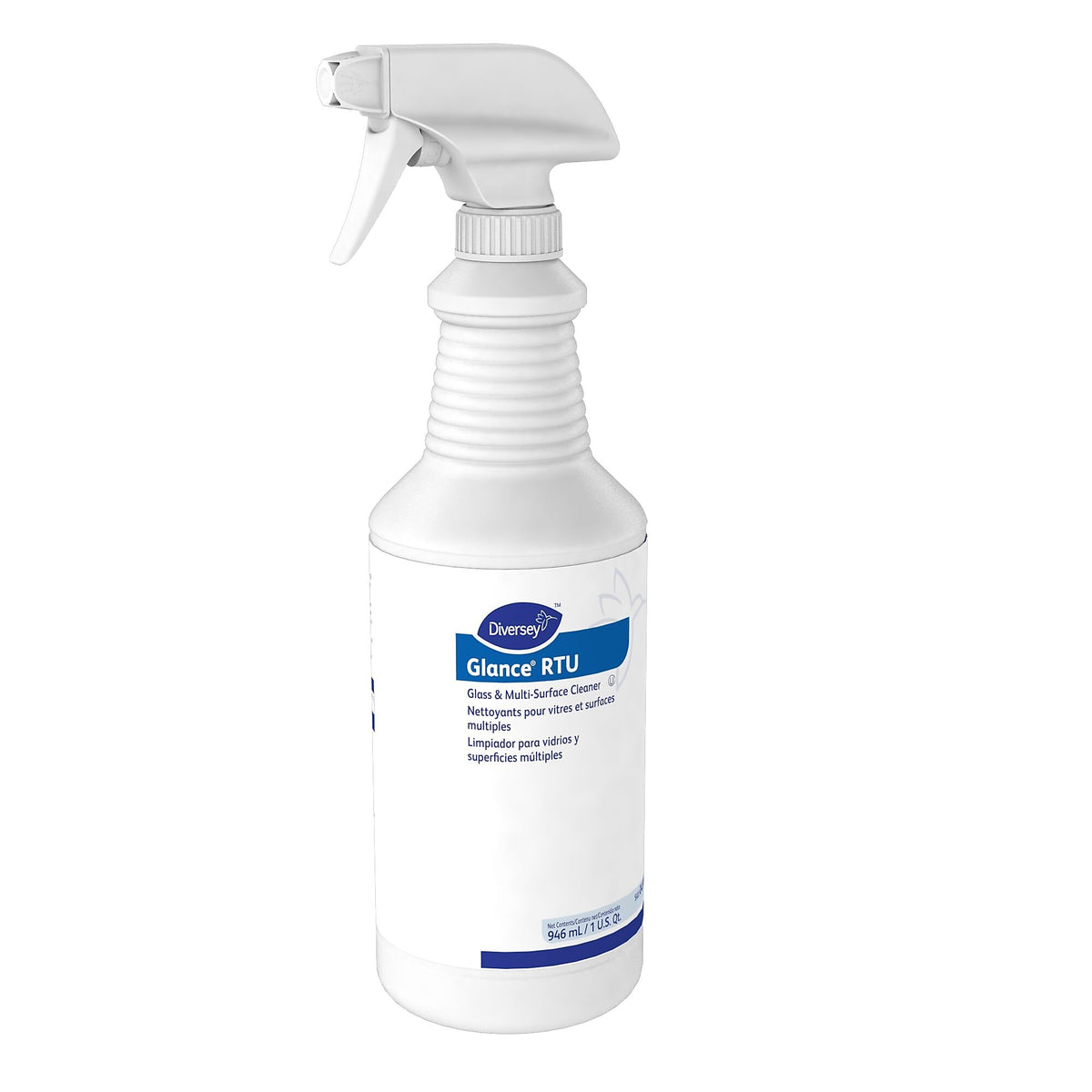 Glance Window & Glass Cleaner, Ammonia, 32 Oz.,