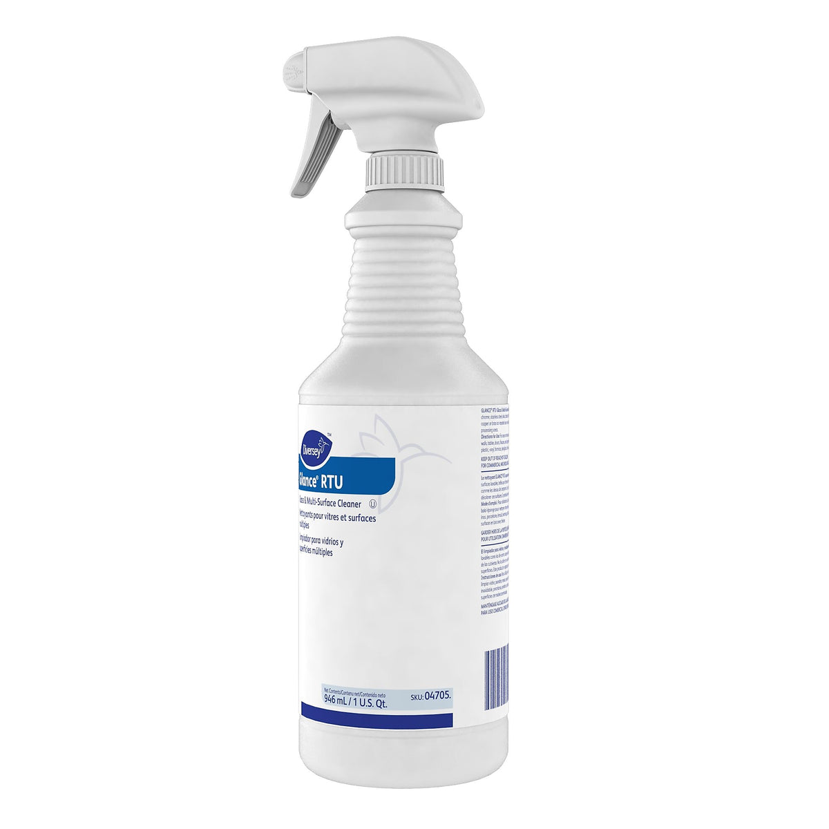 Glance Window & Glass Cleaner, Ammonia, 32 Oz.,