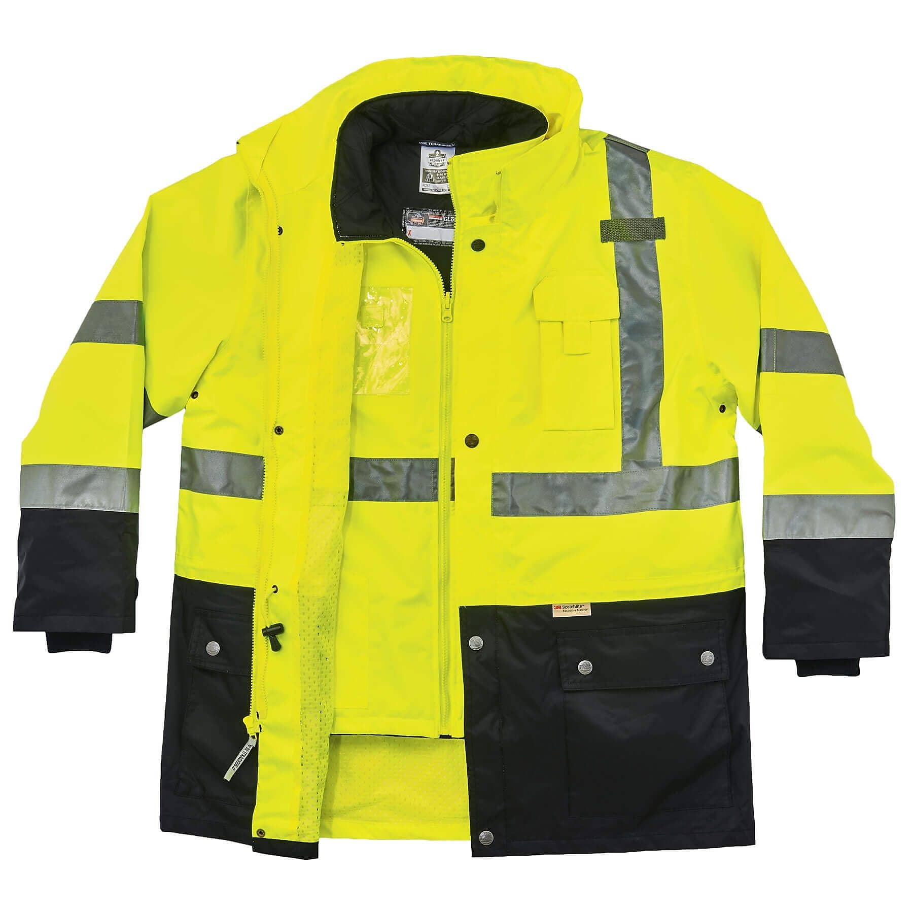 GloWear 8388 Type R Class 3/2 Thermal Jacket Kit, Lime, 2XL