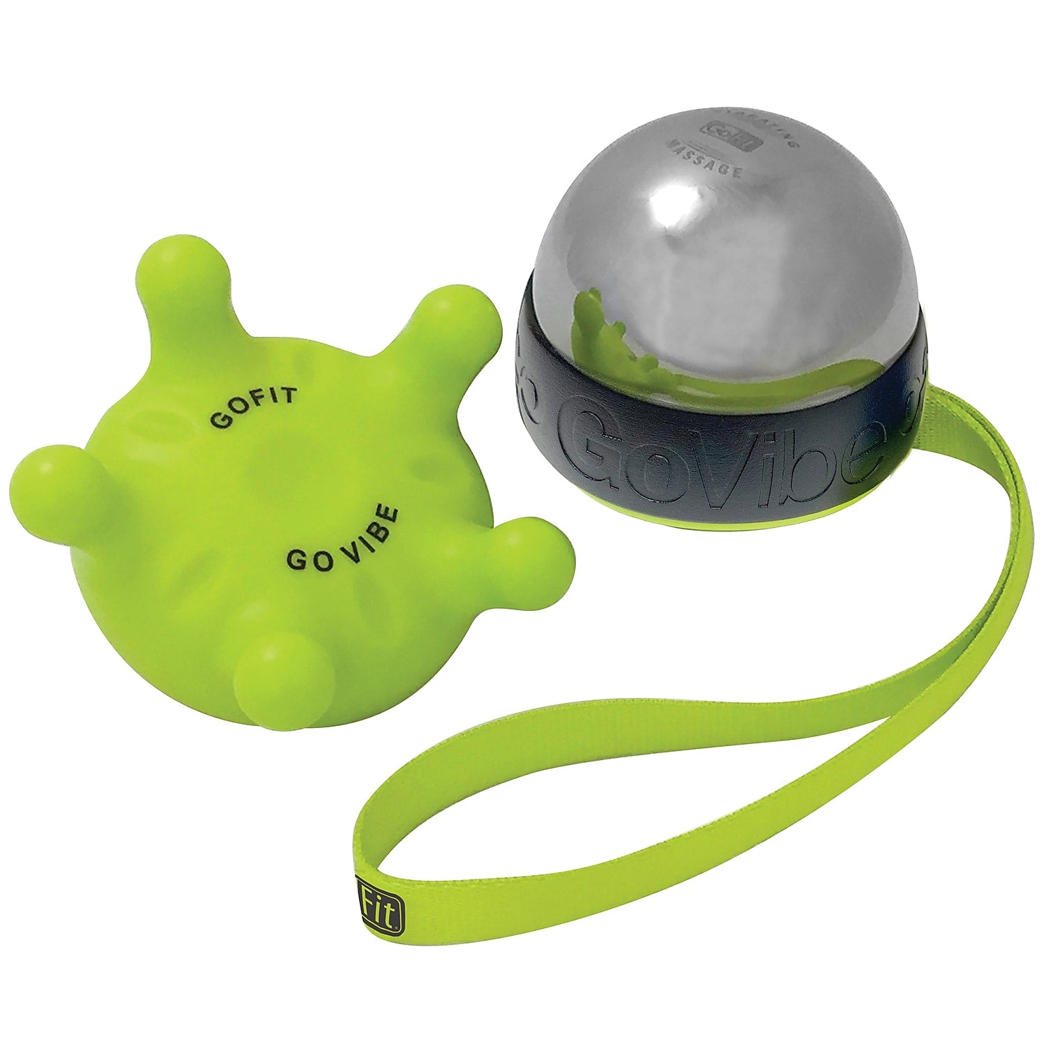 GoFit Go Vibe Vibrating Massager, Green,