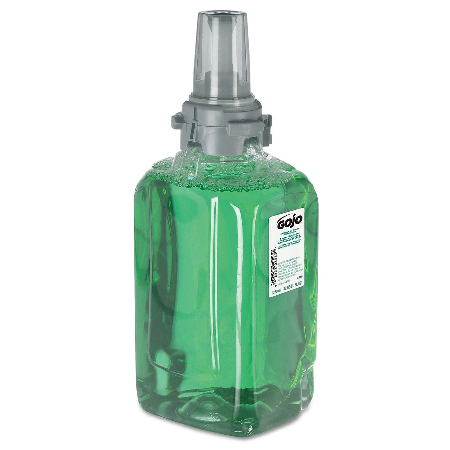 GOJO ADX-12 Foaming Hand Soap Refill for ADX 12 Dispenser, Botanical Scent, 3/Carton