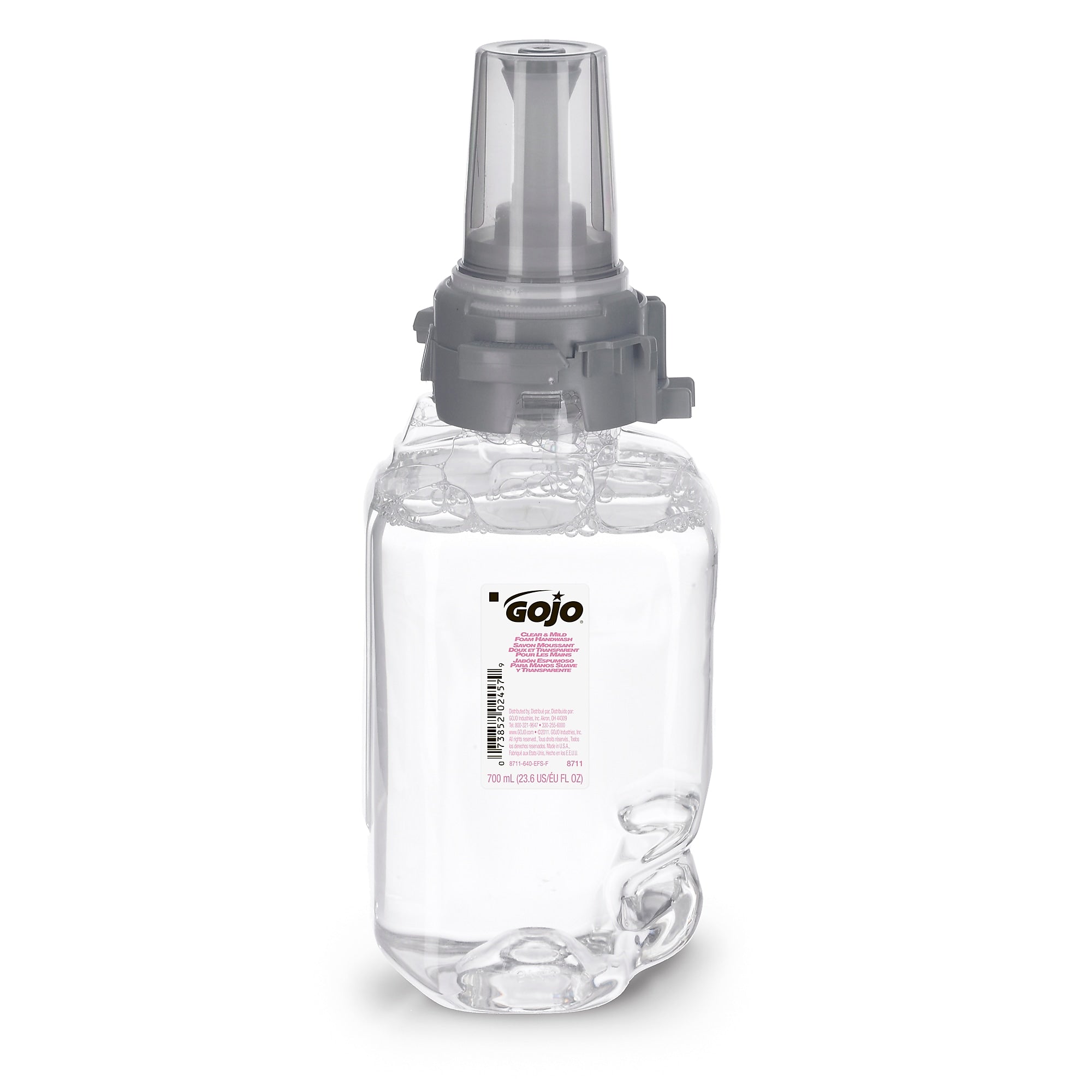 GOJO ADX-7 Foaming Hand Soap Refill, 23.6 oz., 4/Carton
