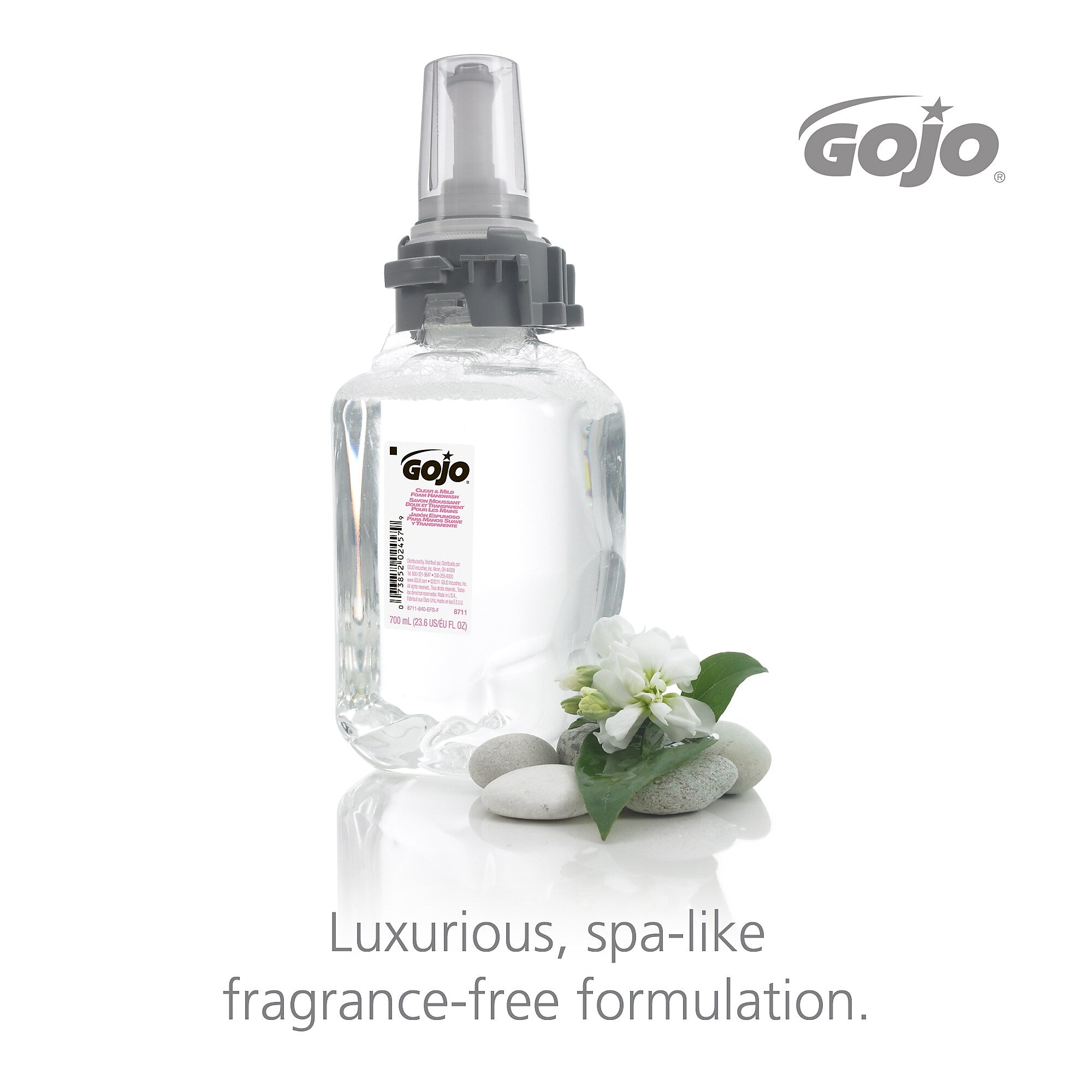 GOJO ADX-7 Foaming Hand Soap Refill, 23.6 oz., 4/Carton