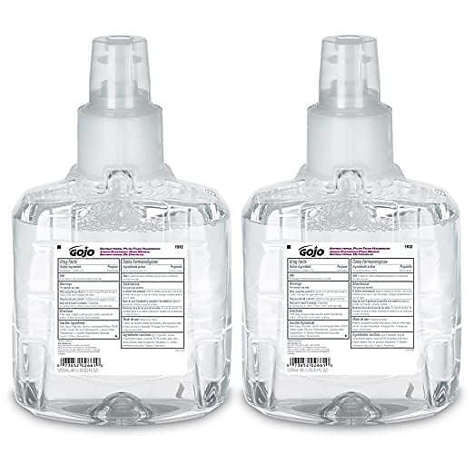 GOJO Antibacterial Foaming Hand Soap Refill, Plum Scent, 2/Carton