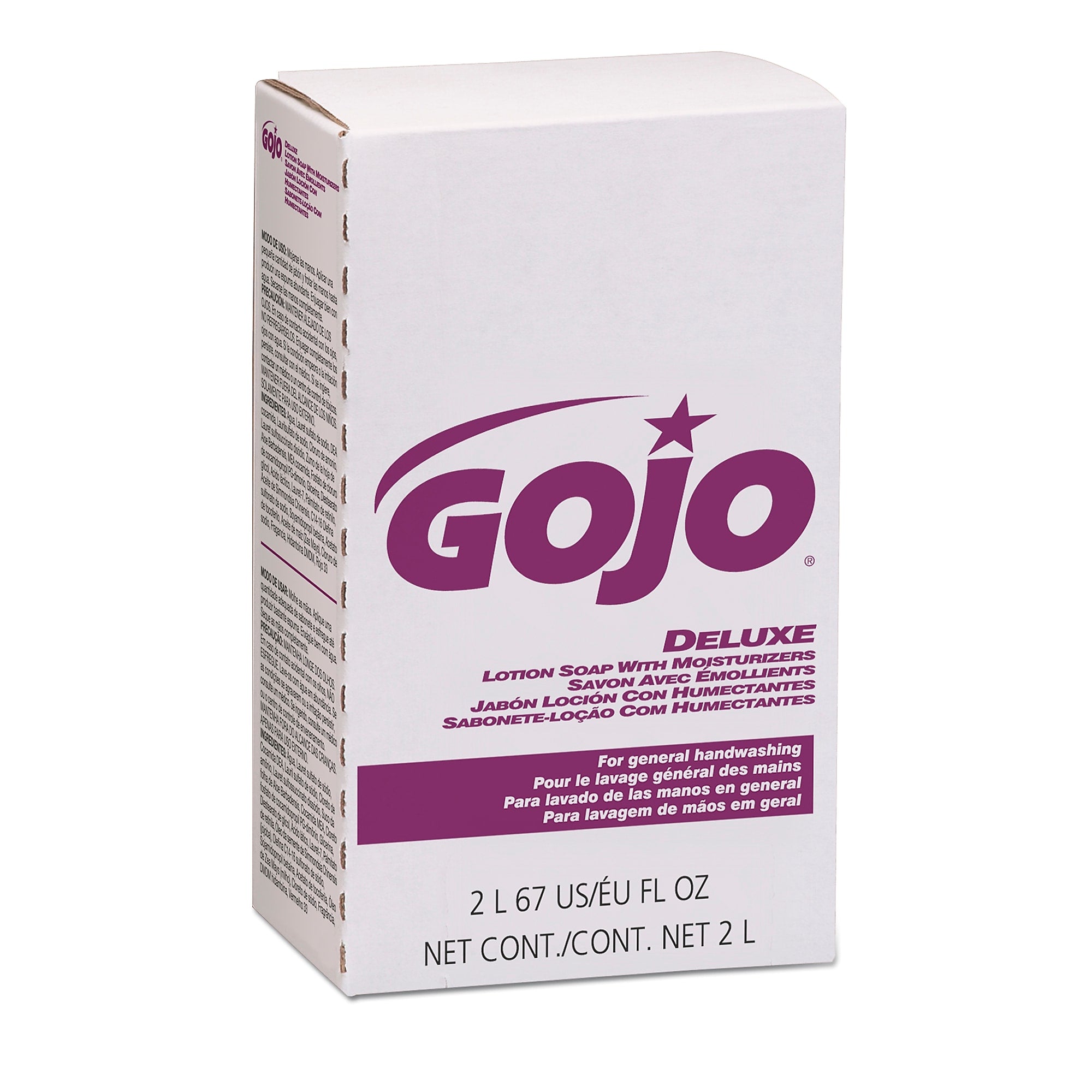 GOJO Deluxe Lotion Soap Refill for NXT Dispenser, Light Floral Scent, 4/Carton