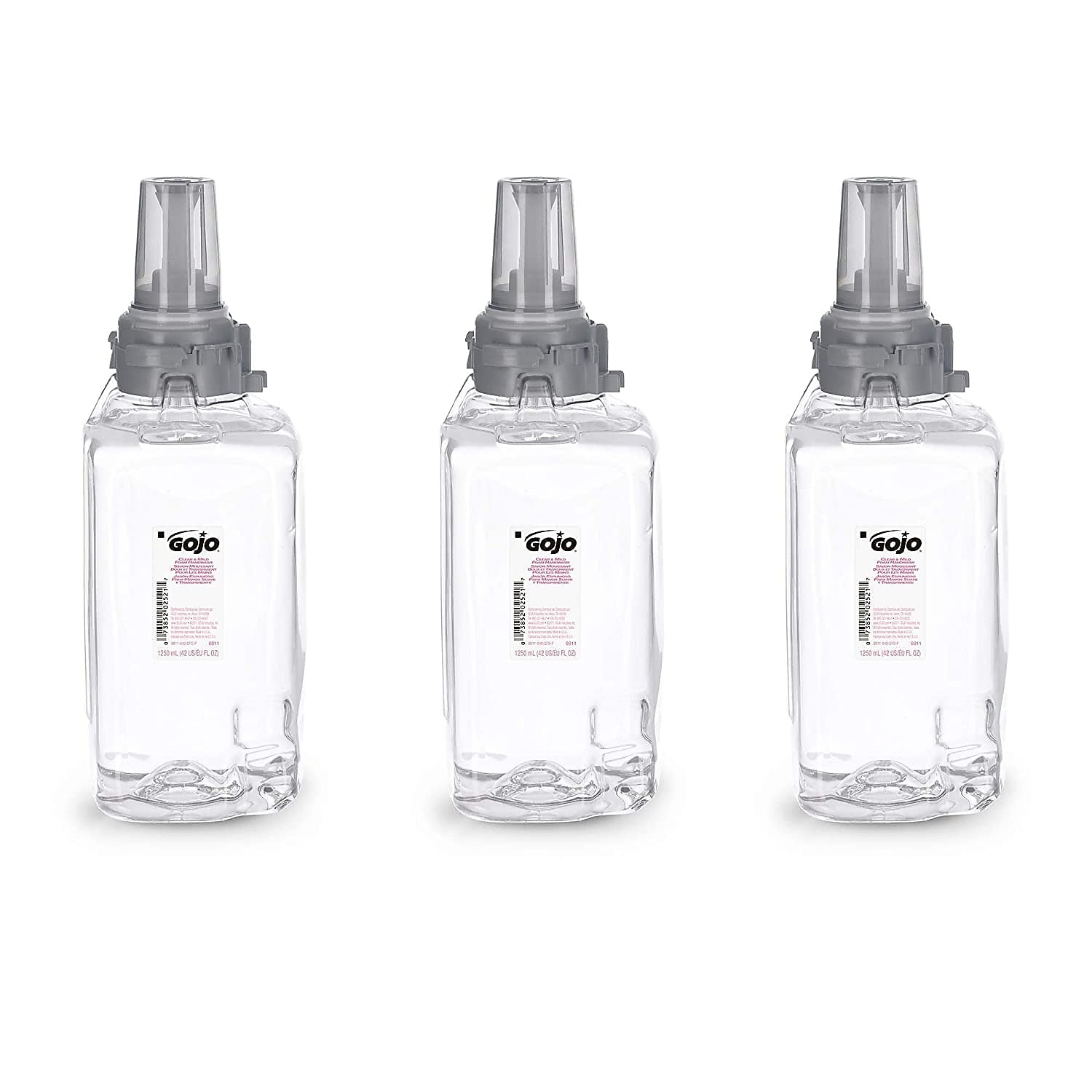 GOJO Foaming Hand Soap Refill for ADX 12 Dispenser, 1250 ml., 3/Carton