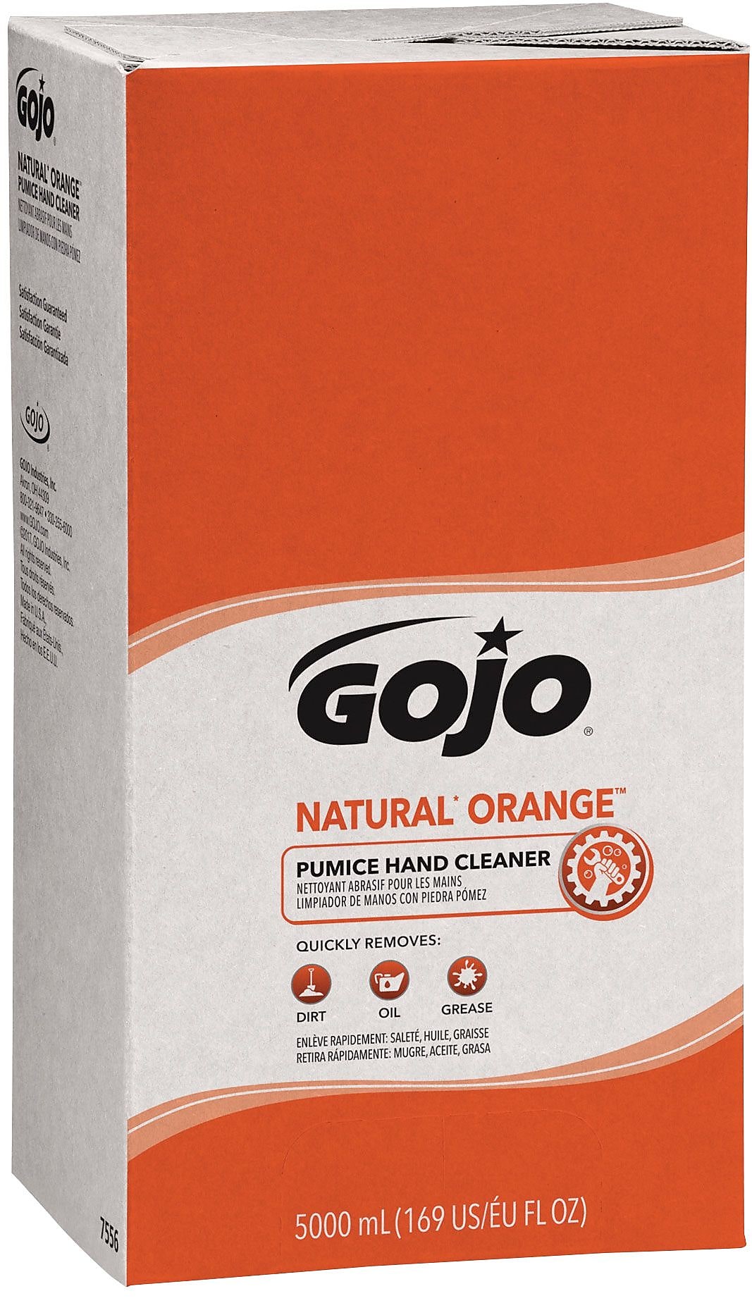 GOJO Liquid Hand Soap Refill for PRO TDX Dispenser, Orange Citrus Scent, 5000 ml., 2/Carton